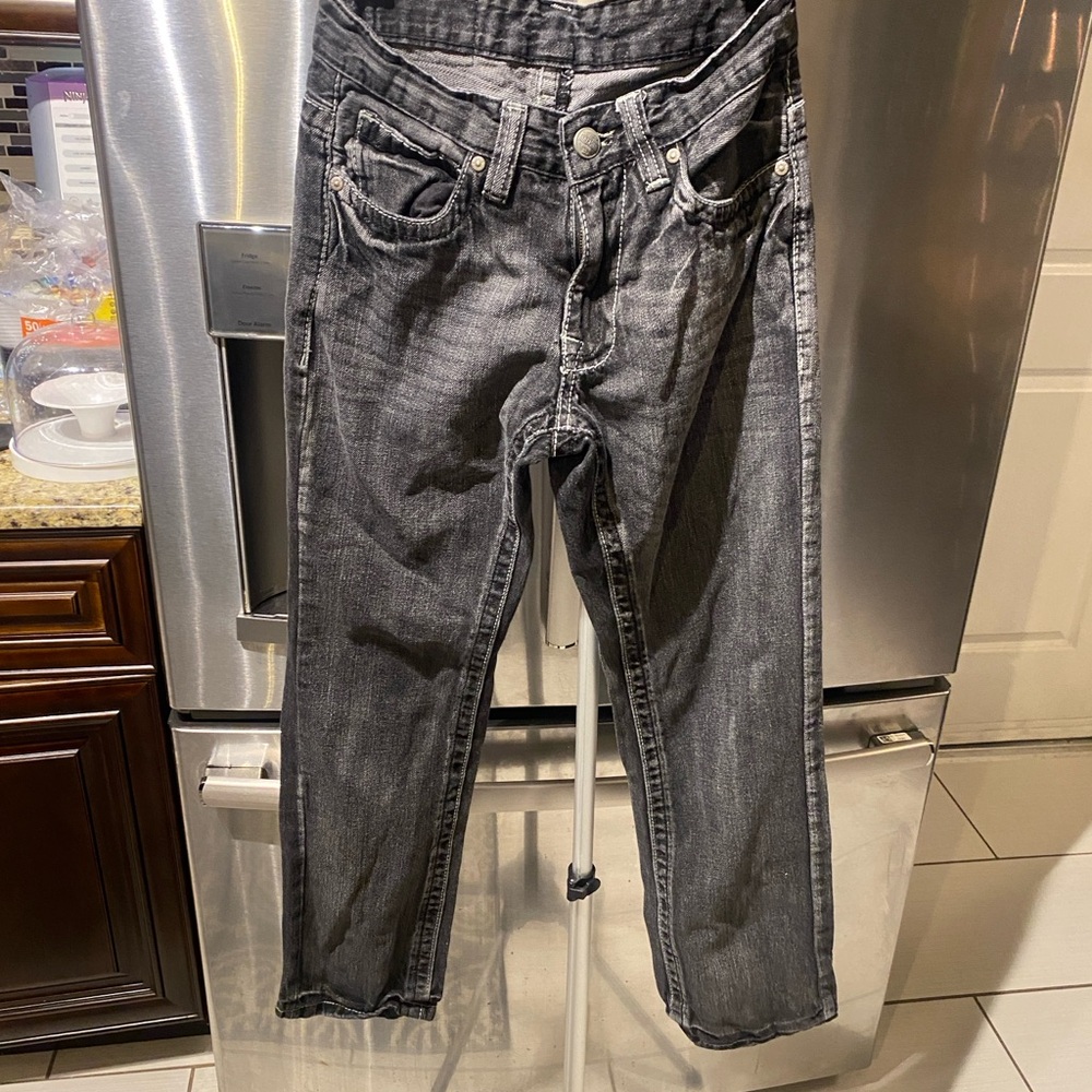 Machine Men's Charcoal Slim Jeans